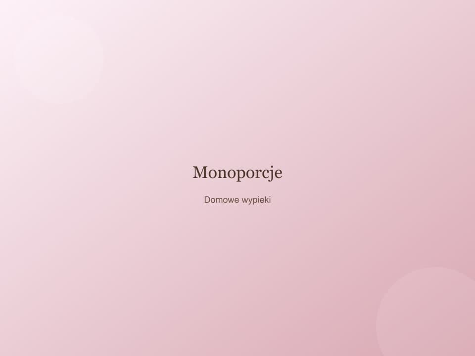 Monoporcje