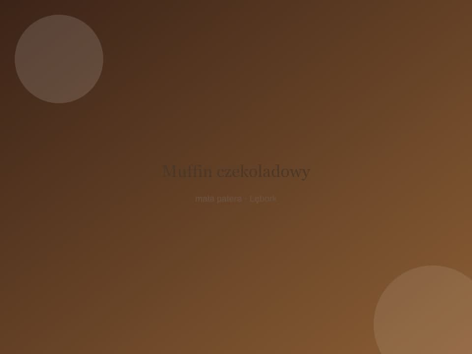 Muffin czekoladowy