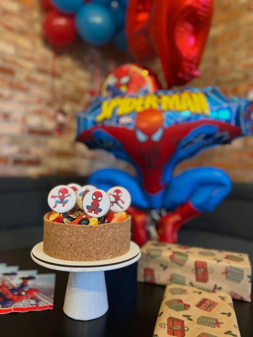 Cheesecake w stylu Spider Mana 🖤🕷️