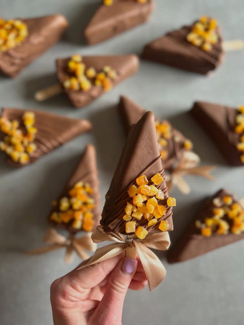 🤎💛 Cheesecake na patyku Małe podziękowanie dla wychowawców w przedszkolu.
