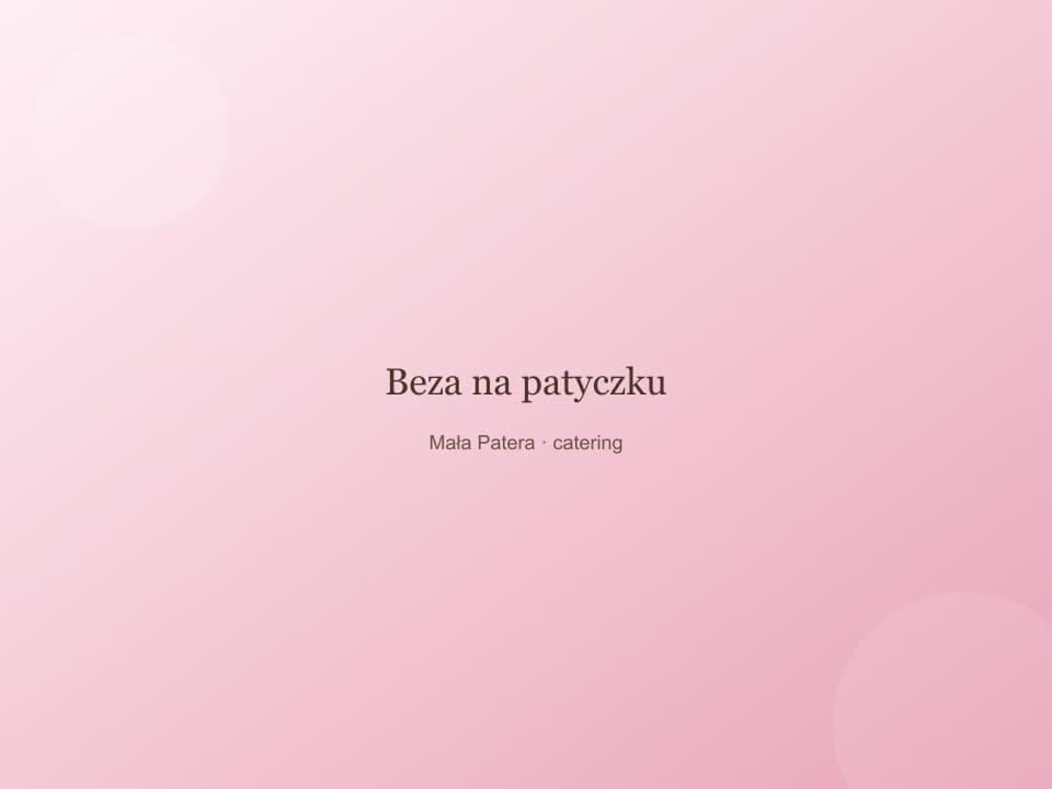Beza na patyczku