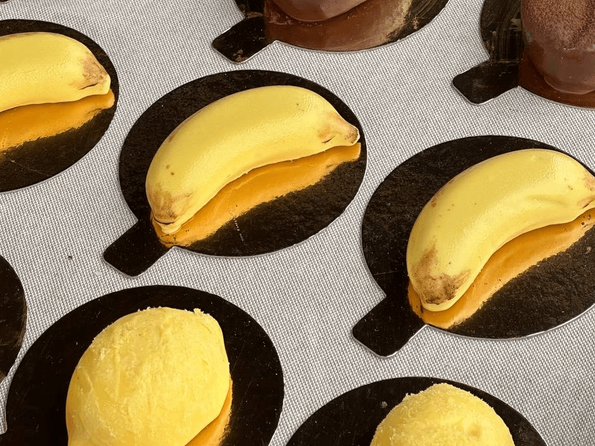 Monoporcje — banan / cytryna