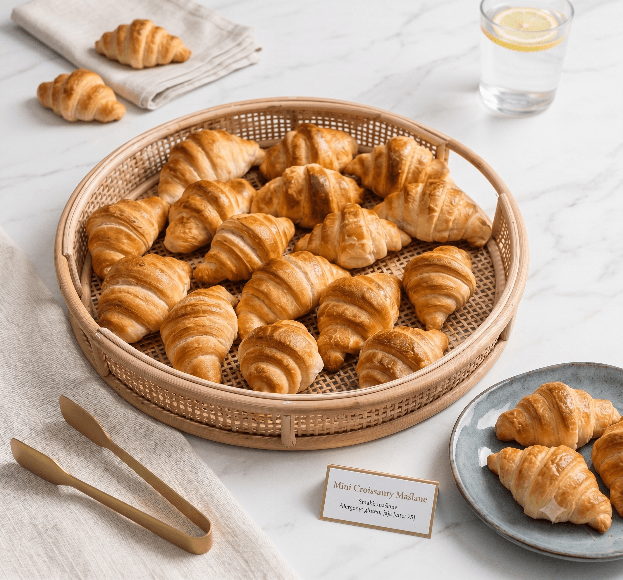 Mini croissanty maślane